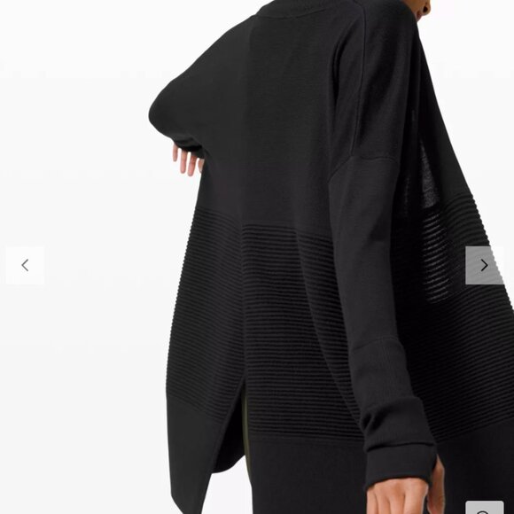 Lululemon Merino Wool Sit In Lotus Wrap Cardigan - Picture 4 of 15